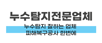 용인시 누수탐지·피해복구 전문